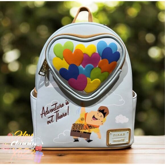 Loungefly Handbags - Loungefly Disney Pixar Up Russell Heart Balloons Mini Backpack